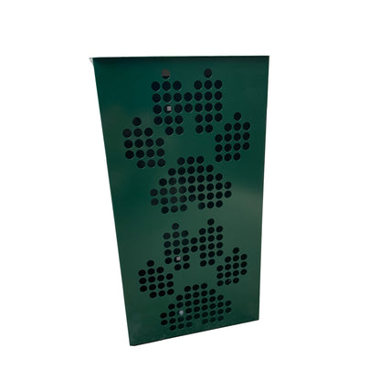 10 Gallon Pet Waste Steel Trash Receptacle with Lid - Hercules Inc. Shop