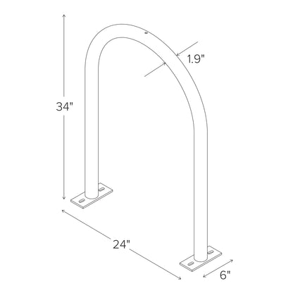 Hoop Bike Rack - Hercules Inc. Shop