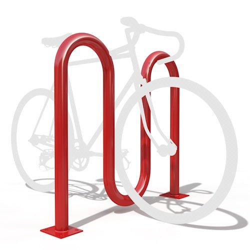 Rolling Rack - 2 - Hump: 5 Bikes - Hercules Inc. Shop