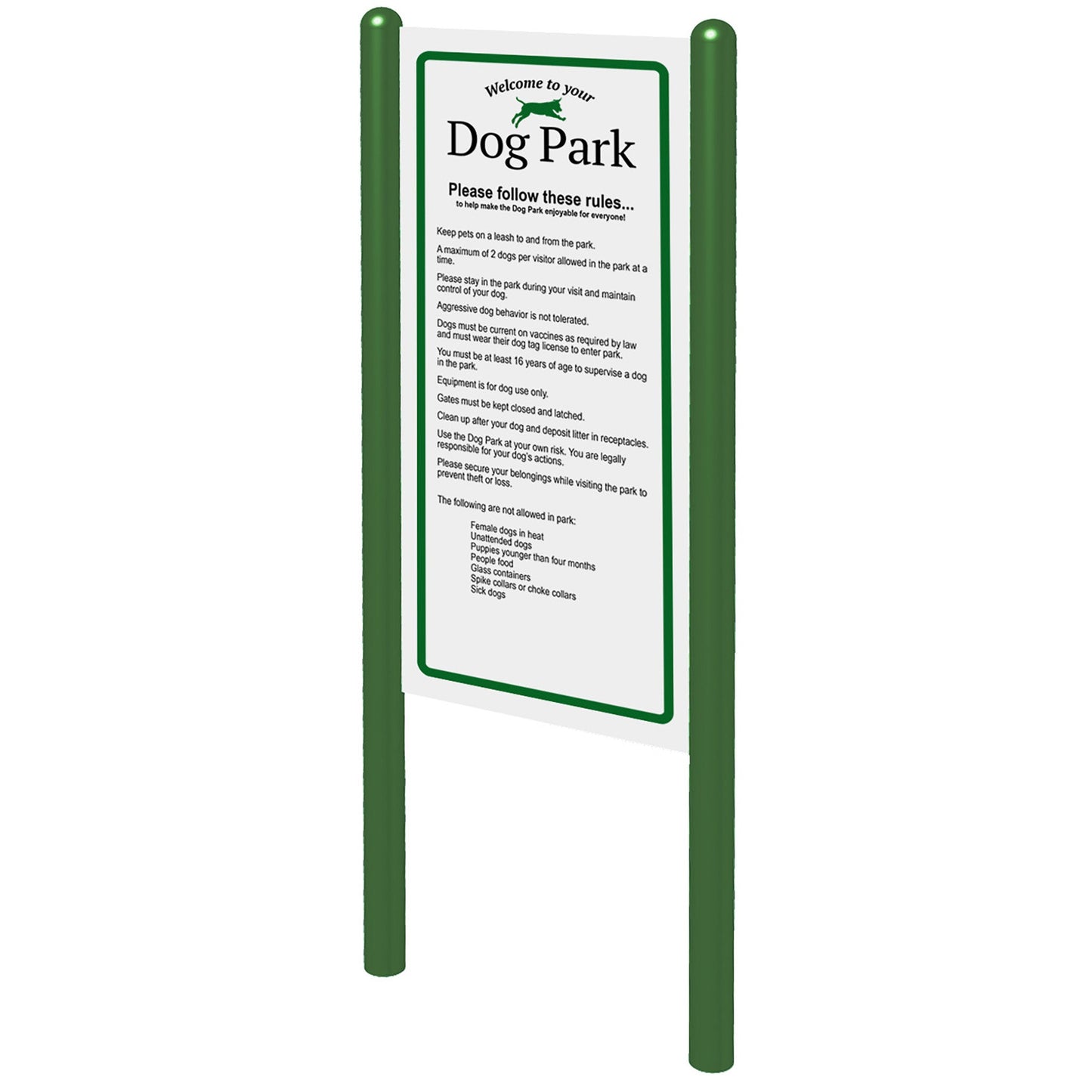 Rules Sign - Hercules Inc. Shop